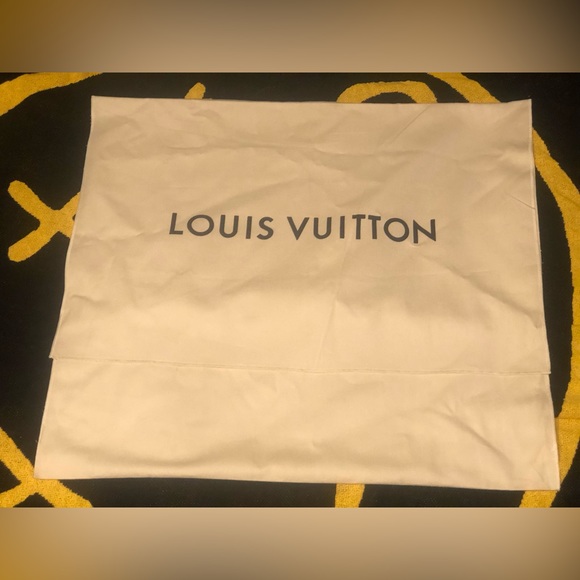 Louis Vuitton Envelope Style Large Dust Bag Cover Cream Colour - Picture 2 of 7